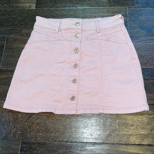 Forever 21 Size 25/0 Pink Denim Skirt